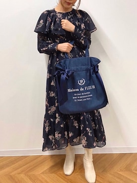 メゾンドフルールstaffさん（レディース・154cm）の春コーディネート