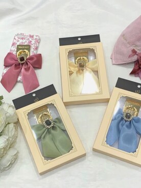 「Maison de FLEUR（メゾンドフルール）のアイテム（PC・スマホグッズ/家電）」を使った、メゾンドフルールstaffさん（レディース・154cm）の夏コーディネート