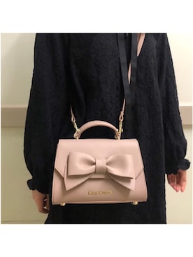 「Maison de FLEUR（メゾンドフルール）のアイテム」を使った、メゾンドフルールstaffさん（レディース・154cm）の冬コーディネート