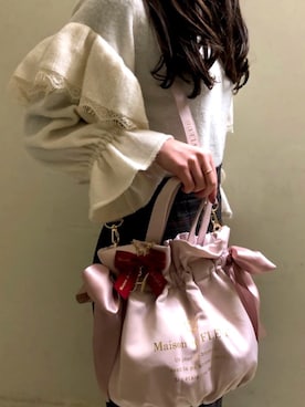 「メゾンドフルールプチローブ」｜メゾンドフルールstaffさん（レディース・154cm）の冬コーディネート