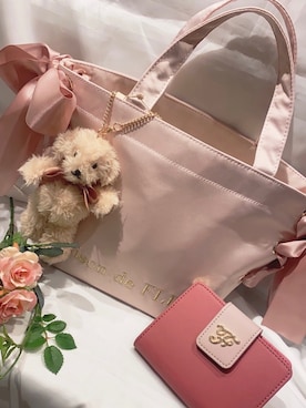 「Maison de FLEUR（メゾンドフルール）のアイテム（財布/小物）」を使った、メゾンドフルールstaffさん（レディース・154cm）の冬コーディネート