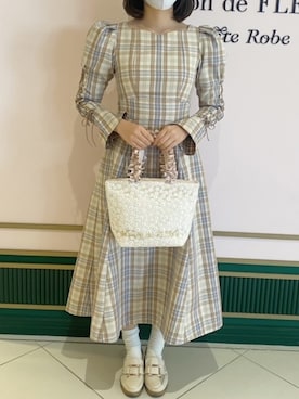 「フラワー」｜メゾンドフルールstaffさん（レディース・154cm）の冬コーディネート