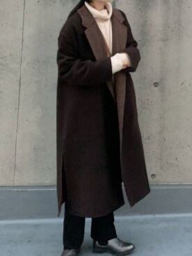 sugar❔さん（レディース・159cm）の冬コーディネート