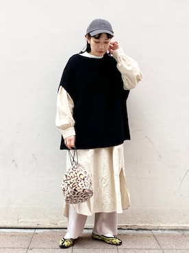 Niko And ニコアンド の ポンチョ風ニットベスト ベスト Wear