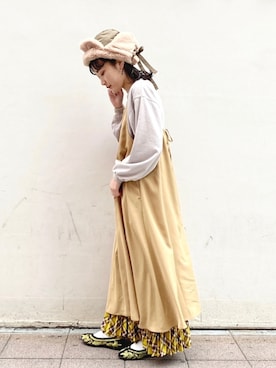 はなさん（レディース・160cm）の冬コーディネート