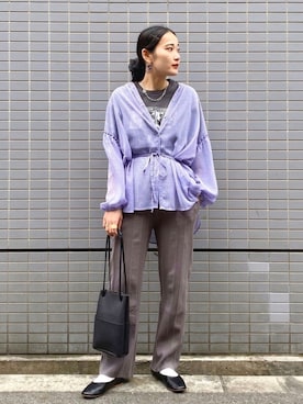 「ニコアンド」｜「アイテム（パンプス）」を使った、はなさん（レディース・160cm）の春コーディネート