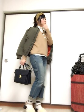 彩さん（レディース・158cm）の冬コーディネート