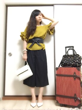 彩さん（レディース・158cm）の春コーディネート