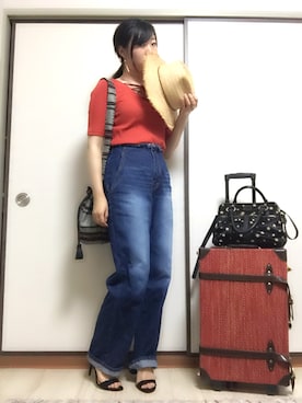 彩さん(レディース・158cm)の夏コーディネート
