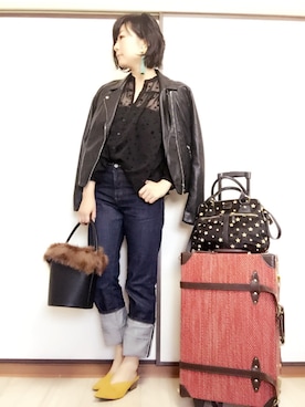 彩さん（レディース・158cm）の秋コーディネート