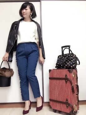 彩さん（レディース・158cm）の秋コーディネート