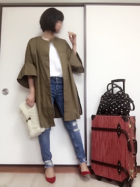 彩さん（レディース・158cm）の秋コーディネート