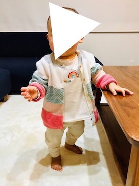 meeeeeeeさん（キッズ・70cm）の春コーディネート