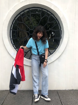 「Polo Ralph Lauren」｜「アイテム（マウンテンパーカー）」を使った、🍊🇹🇼さん（レディース・168cm）の春コーディネート