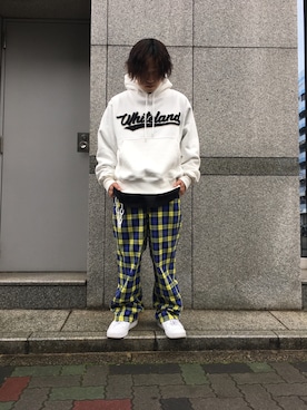 「L.H.P（エルエイチピー）のアイテム（パンツ）」を使った、keitaさん（メンズ・170cm）の春コーディネート
