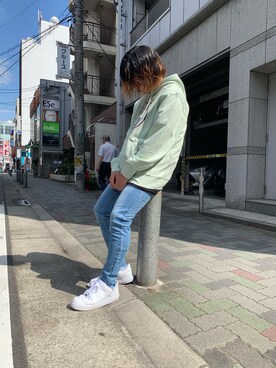 「DANKE SCHON（ダンケシェーン）のDankeSchon/ダンケシェーン/ANKLE SKINNY/アンクルスキニーパンツ（その他パンツ）」を使った、keitaさん（メンズ・170cm）の夏コーディネート