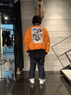 「LONELY/論理（ロンリー）のアイテム」を使った、keitaさん（メンズ・170cm）の冬コーディネート