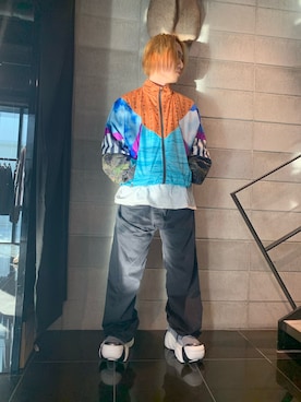 「MCM（エムシーエム）のアイテム（ブルゾン）」を使った、keitaさん（メンズ・170cm）の冬コーディネート