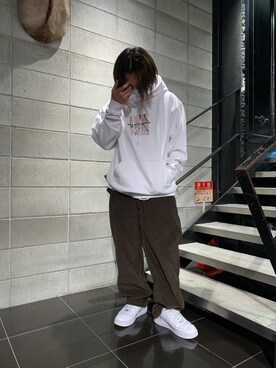 「L.H.P（エルエイチピー）のアイテム（パーカー）」を使った、keitaさん（メンズ・170cm）の秋コーディネート