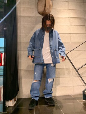 「L.H.P Private Brand（エルエイチピープライベートブランド）のアイテム」を使った、keitaさん（メンズ・170cm）の春コーディネート