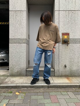 「L.H.P（エルエイチピー）のアイテム（トップス）」を使った、keitaさん（メンズ・170cm）の夏コーディネート