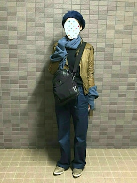 「Scye（サイ）のアイテム（パンツ）」を使った、ぽろもんけさん（レディース・157cm）の秋コーディネート