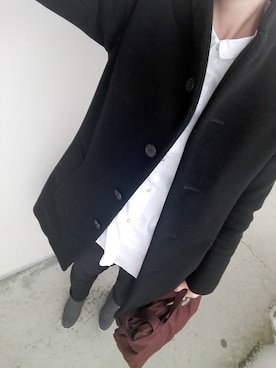 「KNOTT（ノット）のアイテム（トップス）」を使った、ぽろもんけさん（レディース・157cm）の冬コーディネート