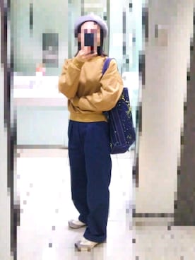 「EN ROUTE（アンルート）のアイテム」を使った、ぽろもんけさん（レディース・157cm）の春コーディネート