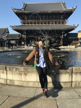 ぽろもんけさん（レディース・157cm）の冬コーディネート