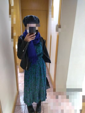 「LAULHERE（ロレール）のVERITABLE/ベリタブル（ハンチング/ベレー帽）」を使った、ぽろもんけさん（レディース・157cm）の冬コーディネート