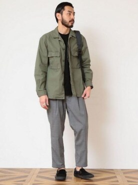 渡邉 真衣さん（メンズ・178cm）の冬コーディネート