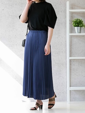 「涼しげ」｜KuMiさん（レディース・167cm）の夏コーディネート