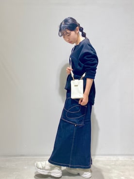 「mercibeaucoup,（メルシーボークー）のアイテム（財布/小物）」を使った、39merci,さん（レディース・148cm）の秋コーディネート