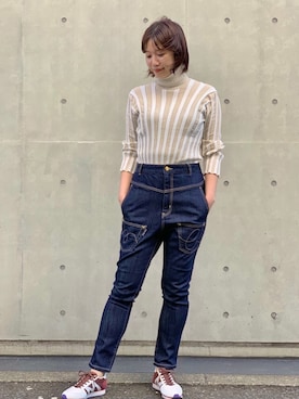 「mercibeaucoup,（メルシーボークー）のアイテム」を使った、39merci,さん（レディース・170cm）の秋コーディネート