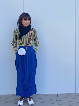 「mercibeaucoup,（メルシーボークー）のアイテム（財布/小物）」を使った、39merci,さん（レディース・163cm）の秋コーディネート
