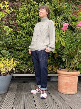 「mercibeaucoup,（メルシーボークー）のアイテム」を使った、39merci,さん（レディース・154cm）の秋コーディネート