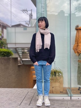 「mercibeaucoup,（メルシーボークー）のアイテム」を使った、39merci,さん（レディース・165cm）の秋コーディネート