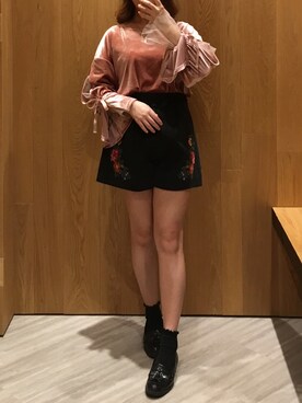「PULL&BEAR（プルアンドベア）のアイテム（パンプス）」を使った、Toppyさん（レディース・152cm）の秋コーディネート