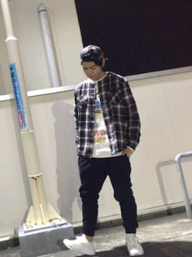 「COLLARS（カラーズ）のアイテム」を使った、Teru→さん（メンズ・172cm）の冬コーディネート