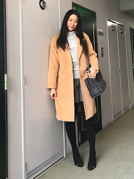 りなさん（レディース・166cm）の冬コーディネート