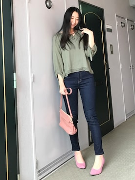 りなさん(レディース・166cm)の春コーディネート