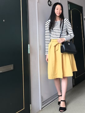 りなさん（レディース・166cm）の春コーディネート