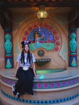 「CLEF DE SOL（CLEF DE SOL）のアイテム（バッグ）」を使った、りなさん（レディース・166cm）の夏コーディネート