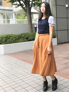 りなさん（レディース・166cm）の秋コーディネート