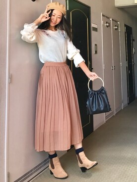 りなさん（レディース・166cm）の秋コーディネート