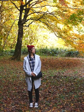 「CLEF DE SOL（CLEF DE SOL）のアイテム（バッグ）」を使った、りなさん（レディース・166cm）の秋コーディネート