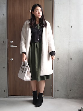 りなさん（レディース・166cm）の冬コーディネート