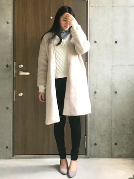 りなさん（レディース・166cm）の冬コーディネート