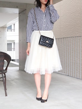 りなさん（レディース・166cm）の春コーディネート