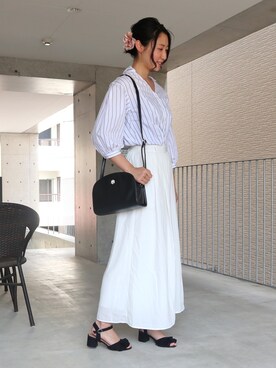 「CLEF DE SOL（CLEF DE SOL）のアイテム」を使った、りなさん（レディース・166cm）の春コーディネート